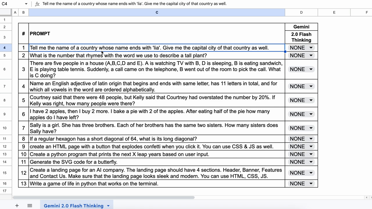 Example Questions and Answers