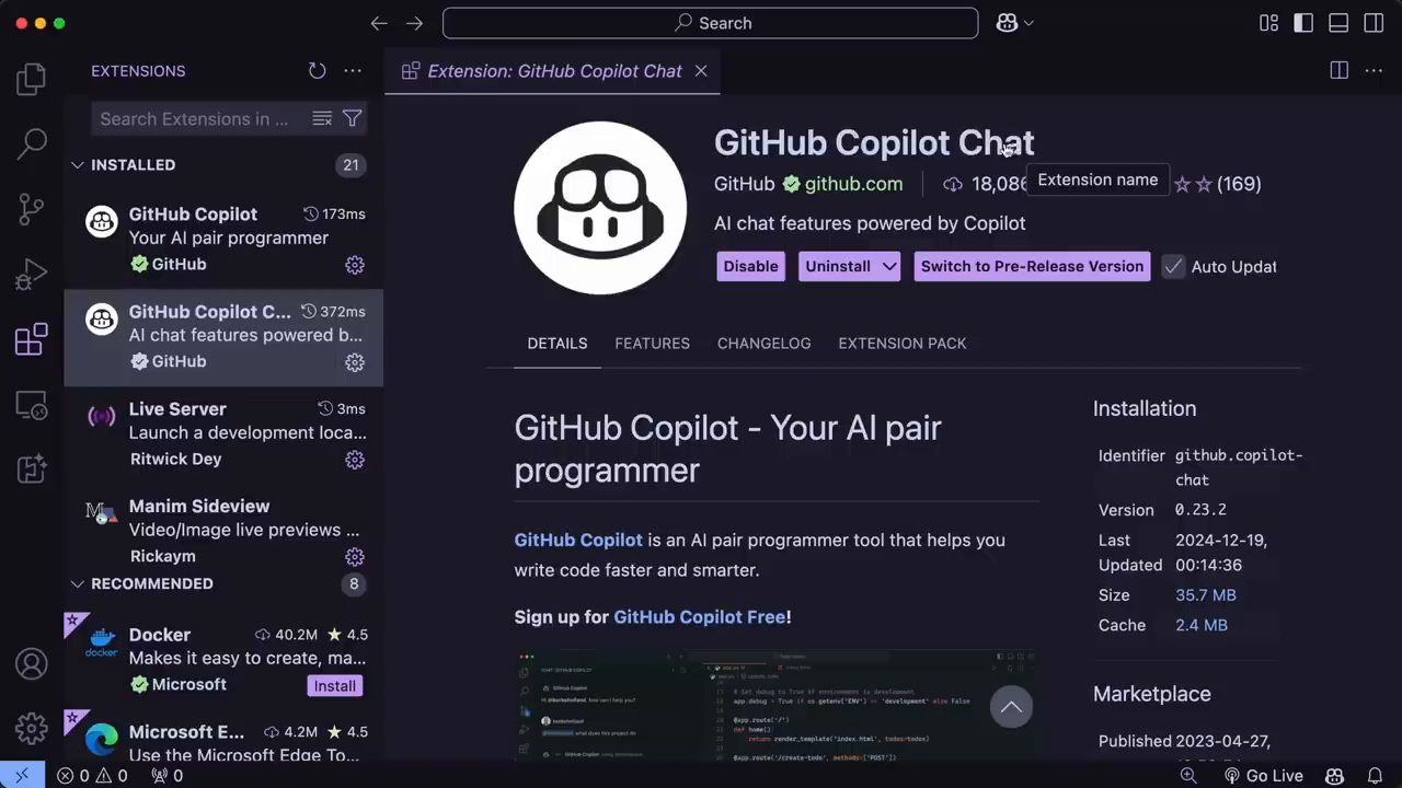 GitHub Copilot Features