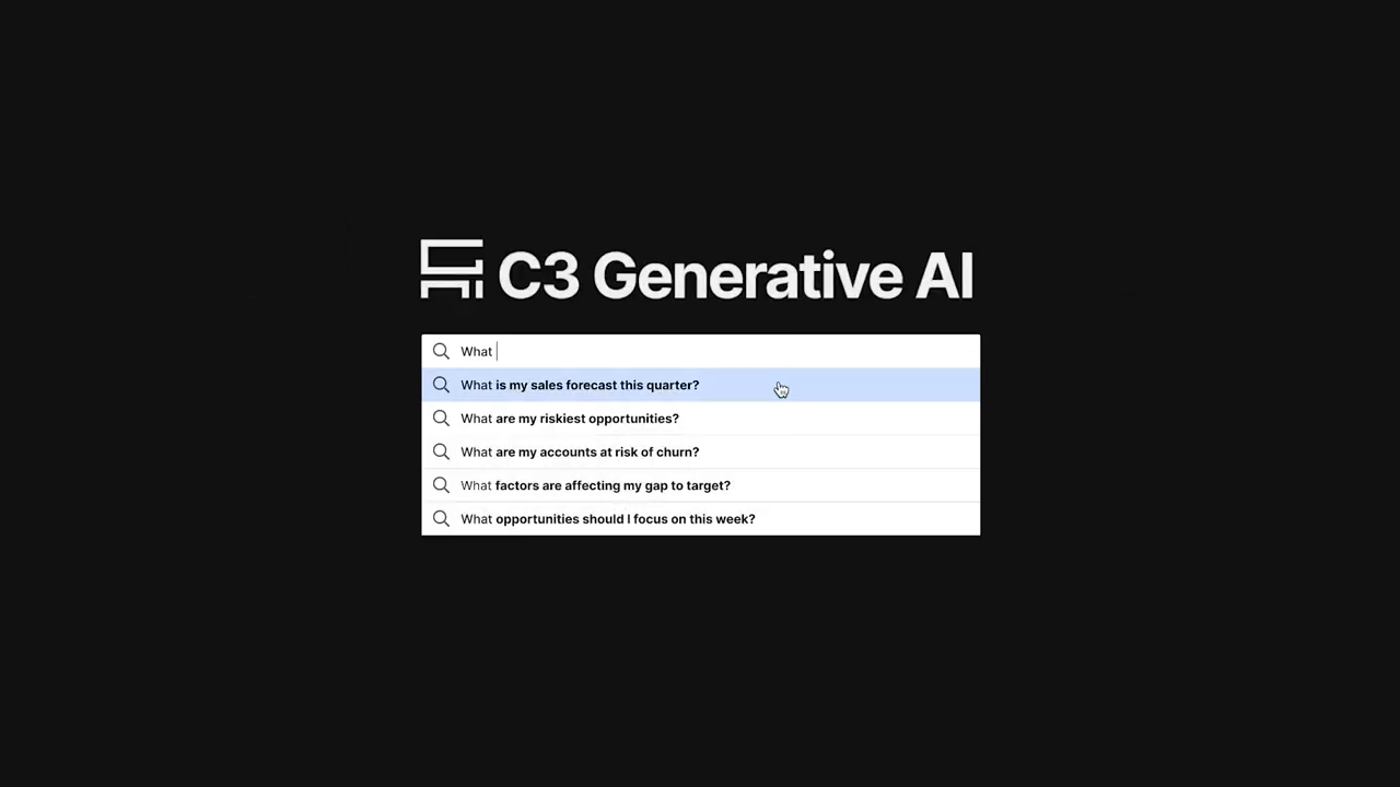 C3 Generative AI Time to Insight