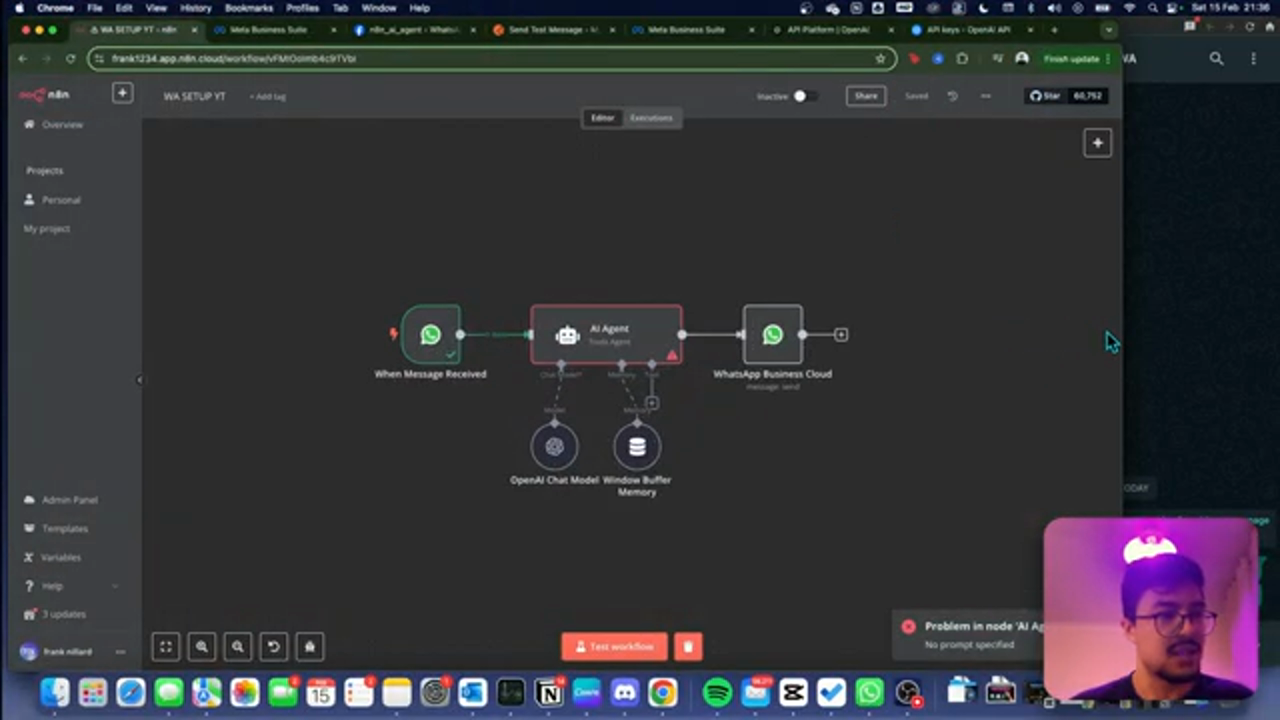 Setting up WhatsApp node