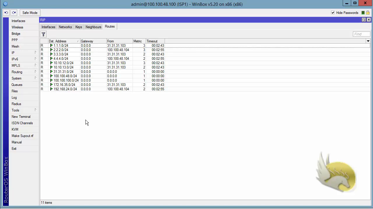 RIP Configuration on R1