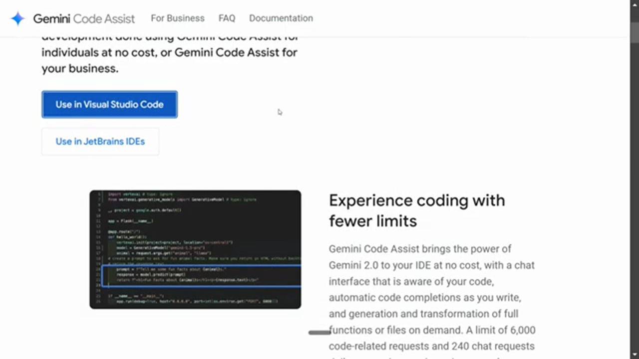 Características de Gemini Code Assist