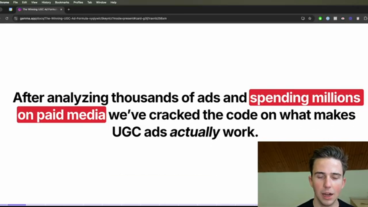 Winning UGC Ad Formula