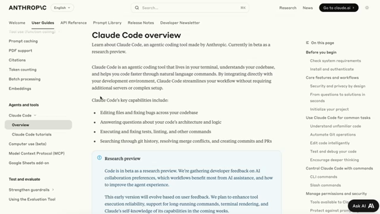 Claude Code Interface